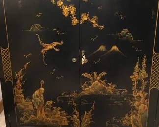 Asian Bar Cabinet