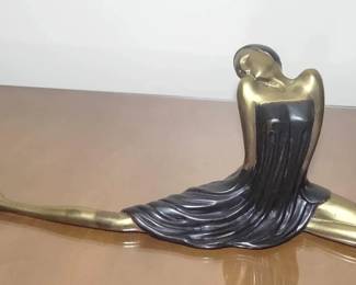 Art DecoInspired Brass Dancer