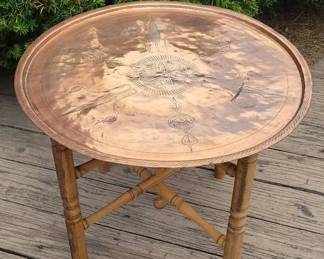 Copper Tray Table