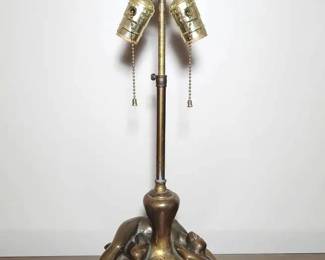 004 Art Deco Olive Kooken Style Lamp