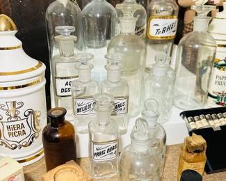 Antique Apothecary Bottles