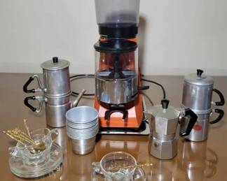 Vintage LA PAVONI Lido Coffee Grinder