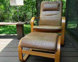 Scandinavian Style Lounge Chair Box Kite Lamp