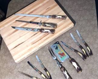010 Vintage ANTON WINGEN JR. Carving Set
