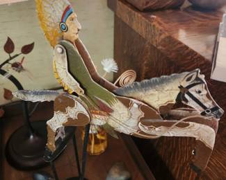 Indian Rocking horse art piece