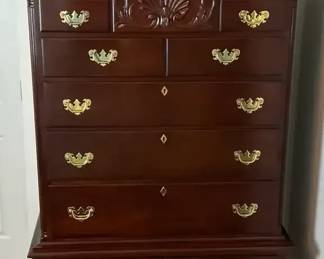 Beautiful Wood Bachelors Chest with Twelve Drawers