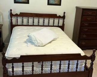 Full Size Bed With Mattress Set
