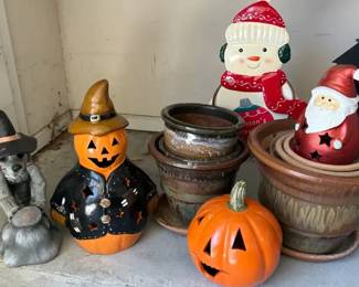 Seasonal Dcor, Glazed Planters, and Garden Accent Collection