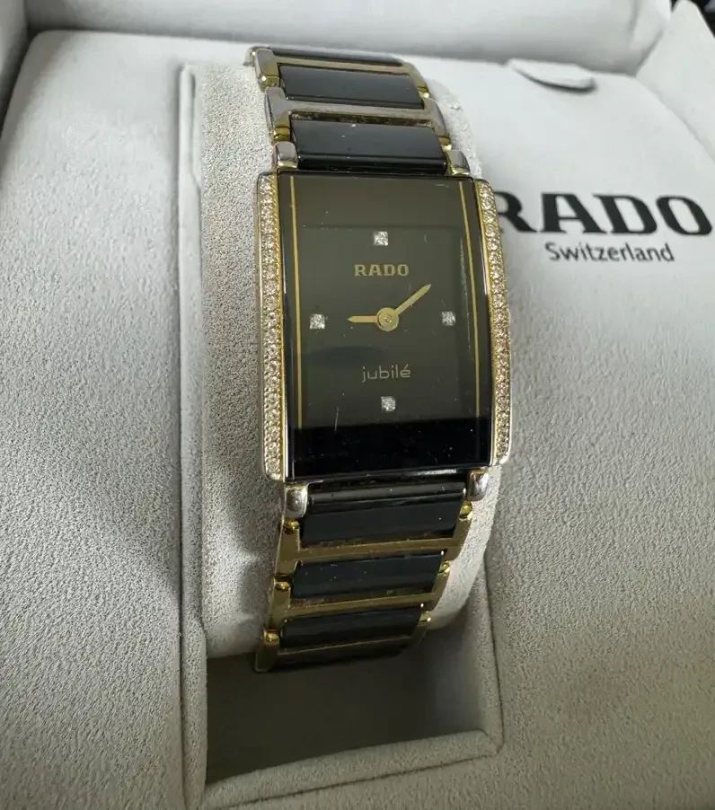 01 Rado Integral Jubile Diamond Dial Ceramic Titanium Watch Ref. 153.0399.3 w Box Papers