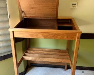 Wooden Writing Desk with LiftTop Storage