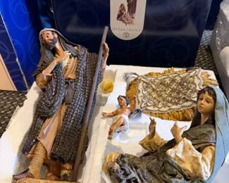 Department 56 Neapolitan Nativity Manger Set Holy Family Camel Kings Figures