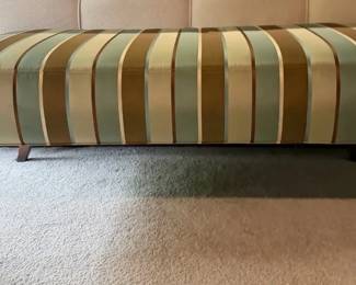 Drexel Heritage Upholstered Bedroom Bench with Wood Frame