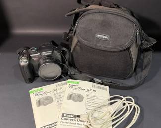 Canon PowerShot S3 IS Digital Camera w Case, Manuals Cable