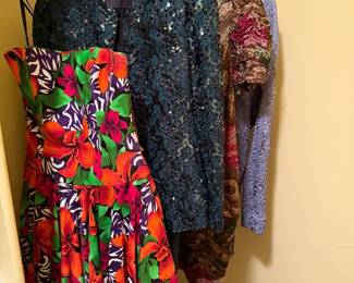 Vintage Dresses w Lillie Rubin, Rhonda Stark AJ Bari