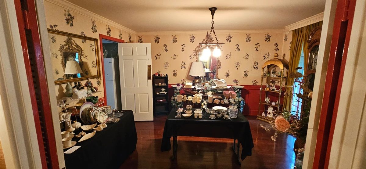 The formal dining room
