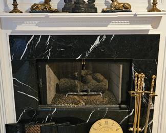 Fireplace tools and decor