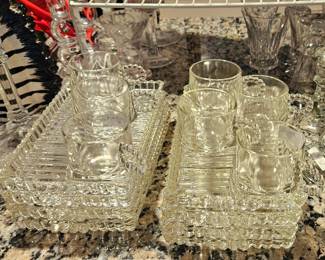 Appetizer plates and matching mugs