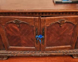 Bottom part of large antique armoire 