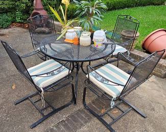 Outdoor wrought iron