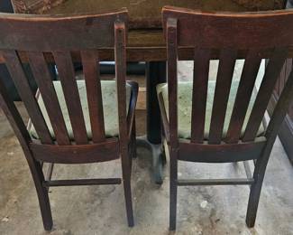 Closer view of chairs