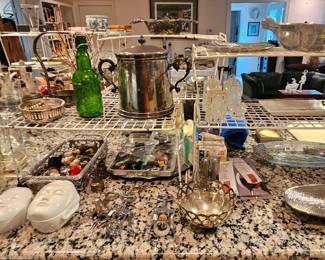 Ice bucket and more platters
