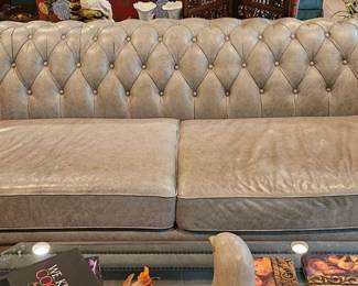 Leather sofa