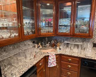 A portion of the bar area