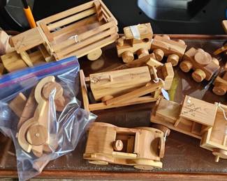 Wooden trains