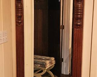 Antique hall tree