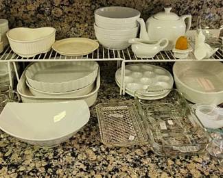 Large selection of dishes