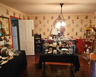 The formal dining room