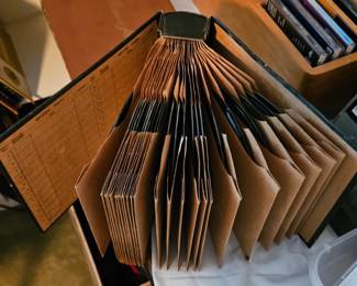 Vintage album storage