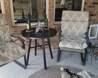 Patio Chairs  Small Table
