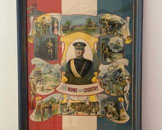 147 vintagewwiforhomeandcountryframed