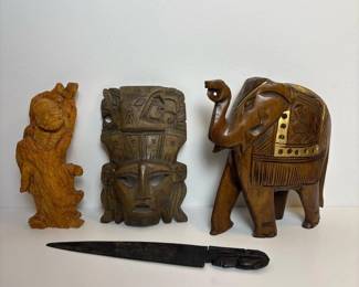 015 handcarvedwoodenartsetindianelepha