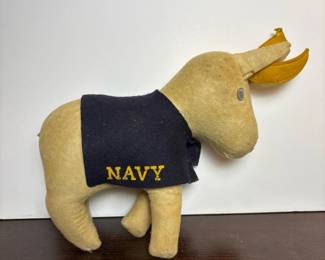 005 vintagenavygoatmascotplushtoy