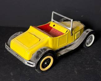 134 vintageyellowblacknylinttoysmodelt