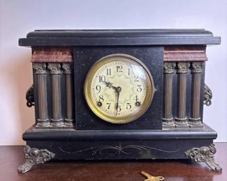 002 antiquesessionsclockcomantelclock