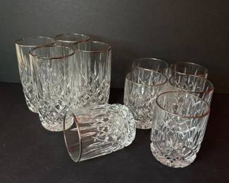 061 setof10glasseshighballlowball