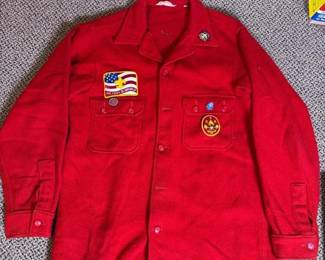 054 vintagebsaofficialredwooljacshirt