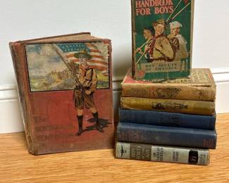 040 collectionofsevenantiqueboyscoutsb