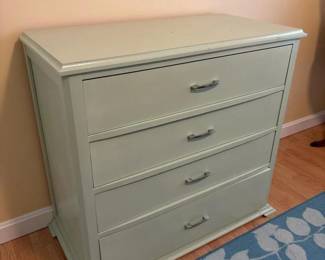 181 4drawerpaintedwooddresserinpastel