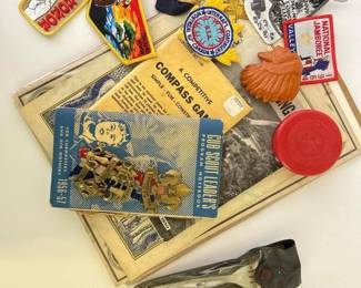 210 vintageboyscoutsmemorabilialotearly