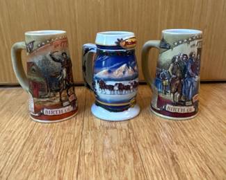 168 trioofcollectablebeersteinsmillerh
