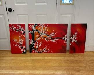 271 threepiececherryblossomcanvaswalla