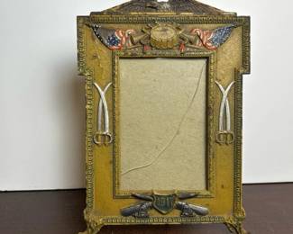 003 antique1917castmetalpatrioticpictur