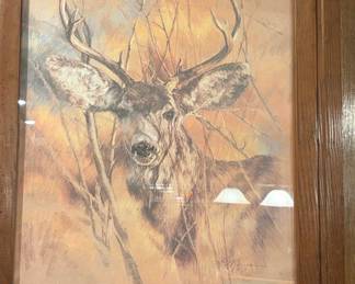 The Silent Buck Print by K. Maroon