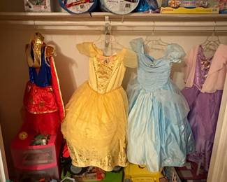 Assorted Christmas Decorations and Children's Toys