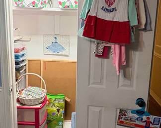 Children's Clothing and Linens.