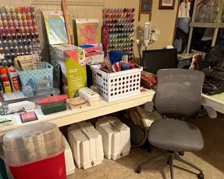 Crafting and Sewing Supplies L-Shaped Office Desk Sewing Table